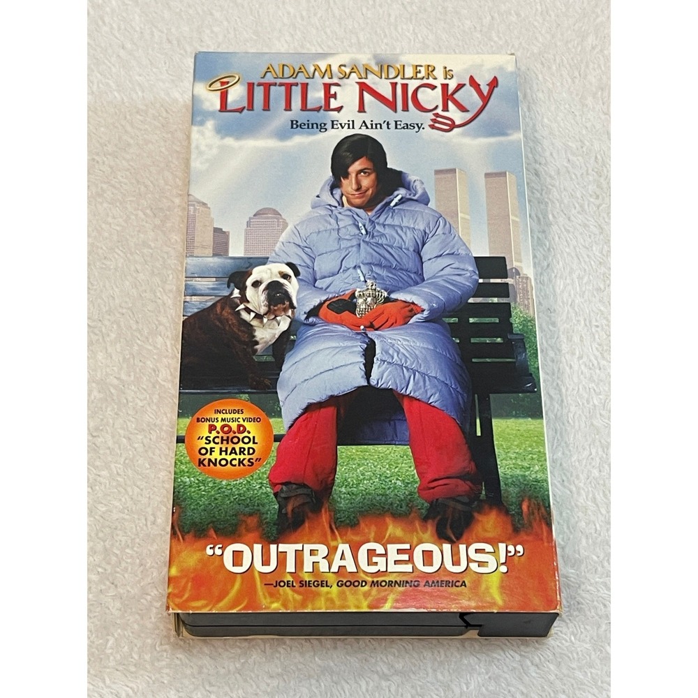 Little Nicky VHS Adam Sandler Comedy Movie 2000 New Line Home Entertainment